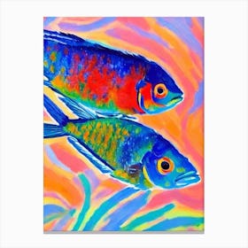 Dottyback II Matisse Inspired Canvas Print