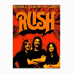 Rush band music 3 Canvas Print