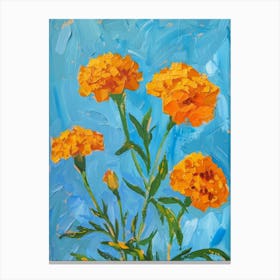 Marigolds 1 Canvas Print