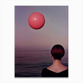 'The Pink Balloon' Canvas Print