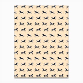 Unicorns Are Real In Pattern Canvas Print