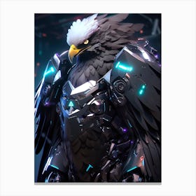 Futuristic Eagle Canvas Print