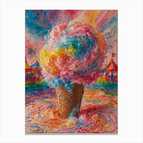 Ice Cream Cone 32 Canvas Print