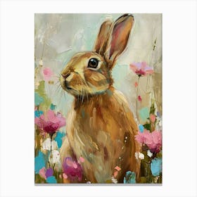 Cinnamon Rabbit Painting 4 Canvas Print