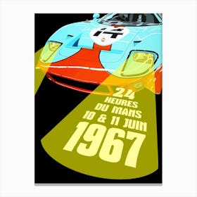Le Mans 24hr 67 Canvas Print