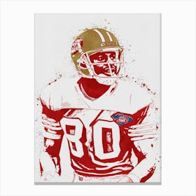 Jerry Rice Canvas Print