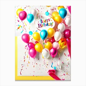 Happy Birthday Canvas Print