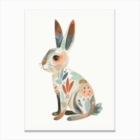 Argente Rabbit Kids Illustration 3 Canvas Print