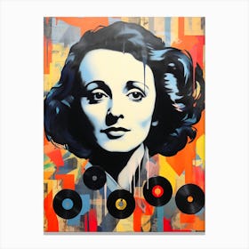 Edith Piaf (1) Canvas Print