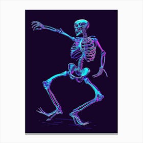 Skeleton Dance 2 Canvas Print