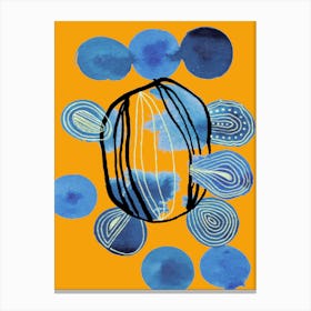 Blue Orange Canvas Print