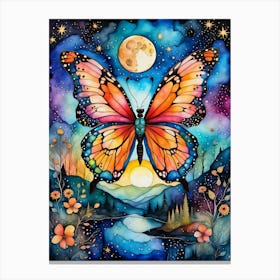 Surrealism Fairytale Butterfly v3 Canvas Print