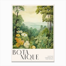 Botanique Fantasy Gardens Of The World 16 Canvas Print