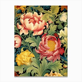 Floral Wallpaper 101 Canvas Print