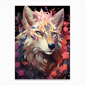 Mystic Arctic Wolf Canvas Print