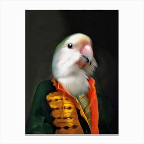 Mister Daan The Parrot Pet Portraits Canvas Print