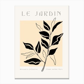 Le Jardin 1 Canvas Print