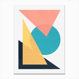 Geometric and colorful shapes 2 Canvas Print