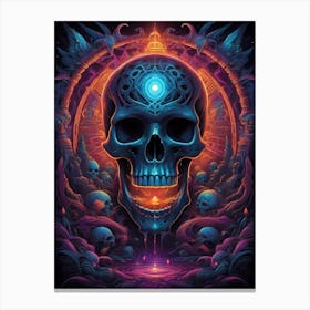 Skull Of The Gods Canvas Print