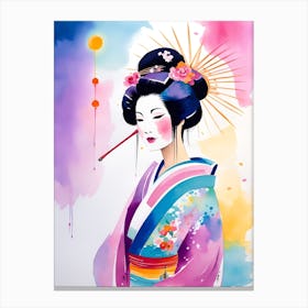 Geisha 67 Canvas Print