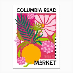 Columbia Road Market Canvas Print