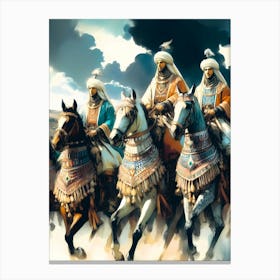 Osmanian Riders Painting Canvas Print