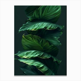 Green Leaves 9 Canvas Print