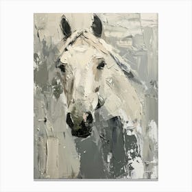 White Horse 1 Canvas Print