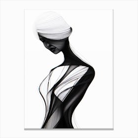 Abstract Woman Canvas Print