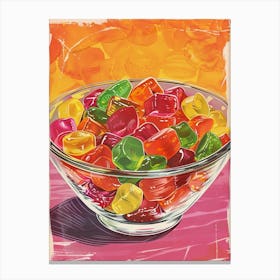 Winegums Candy Sweets Retro Advertisement Style 1 Canvas Print