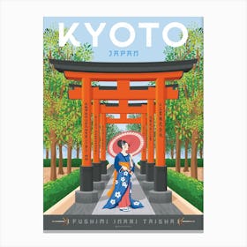 Kyoto Japan Canvas Print