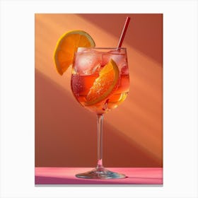 Aperol Spritz Art Print 72 Canvas Print