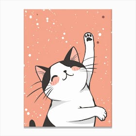 Kawaii Cat 5 Canvas Print