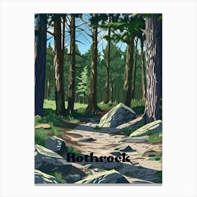 Rothrock State Forest Nature Travel Art Illustration Canvas Print