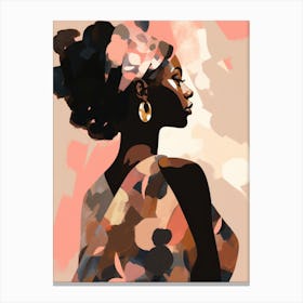 Portrait Of African Woman 12 Canvas Print