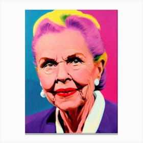 Ruth Gordon Pop Movies Art Movies Canvas Print