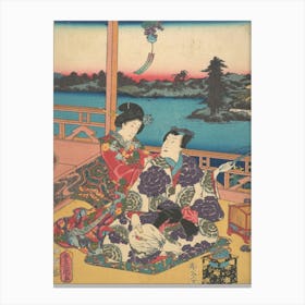 Print 13 By Utagawa Kunisada Canvas Print