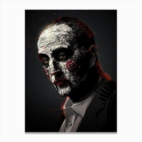 Saw Horror Canvas Print