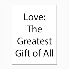 Love And Relationship Quote 19 Canvas Print