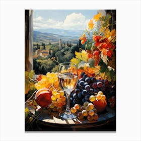 Glass Of Wine Canvas Print