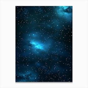 Space Background Canvas Print