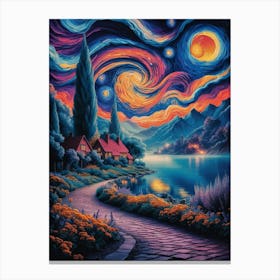 Starry Night 15 Canvas Print