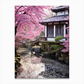 Kyoto Cherry Blossoms Canvas Print