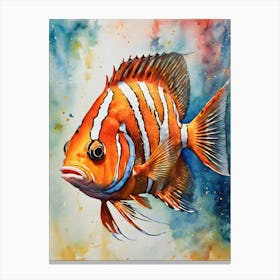 Peppermint Angelfish Canvas Print