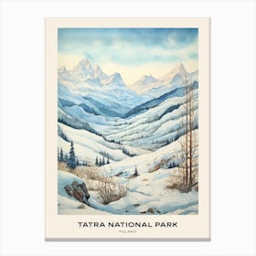 Tatra National Park Poland 3 Poster Canvas Print