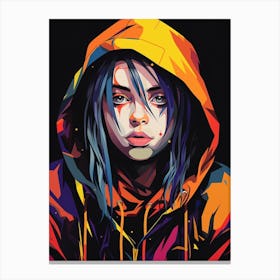 Billie Eilish Vector 1 Canvas Print