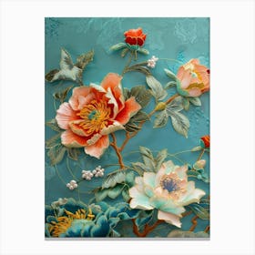 Chinese Flower Painting 39 Canvas Print