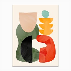 Minimal Abstract Shapes 33 Canvas Print