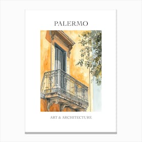 Palermo Travel And Architecture Poster 2 Canvas Print