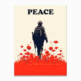 Peace, no war Canvas Print